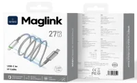 Câble magnétique Maglink 100W USB-C vers USB-C 1 m Wi-C084