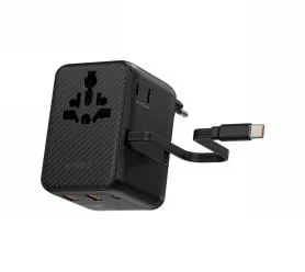Adaptateur de voyage universel GaN 70 W Warrior Wi-UA009