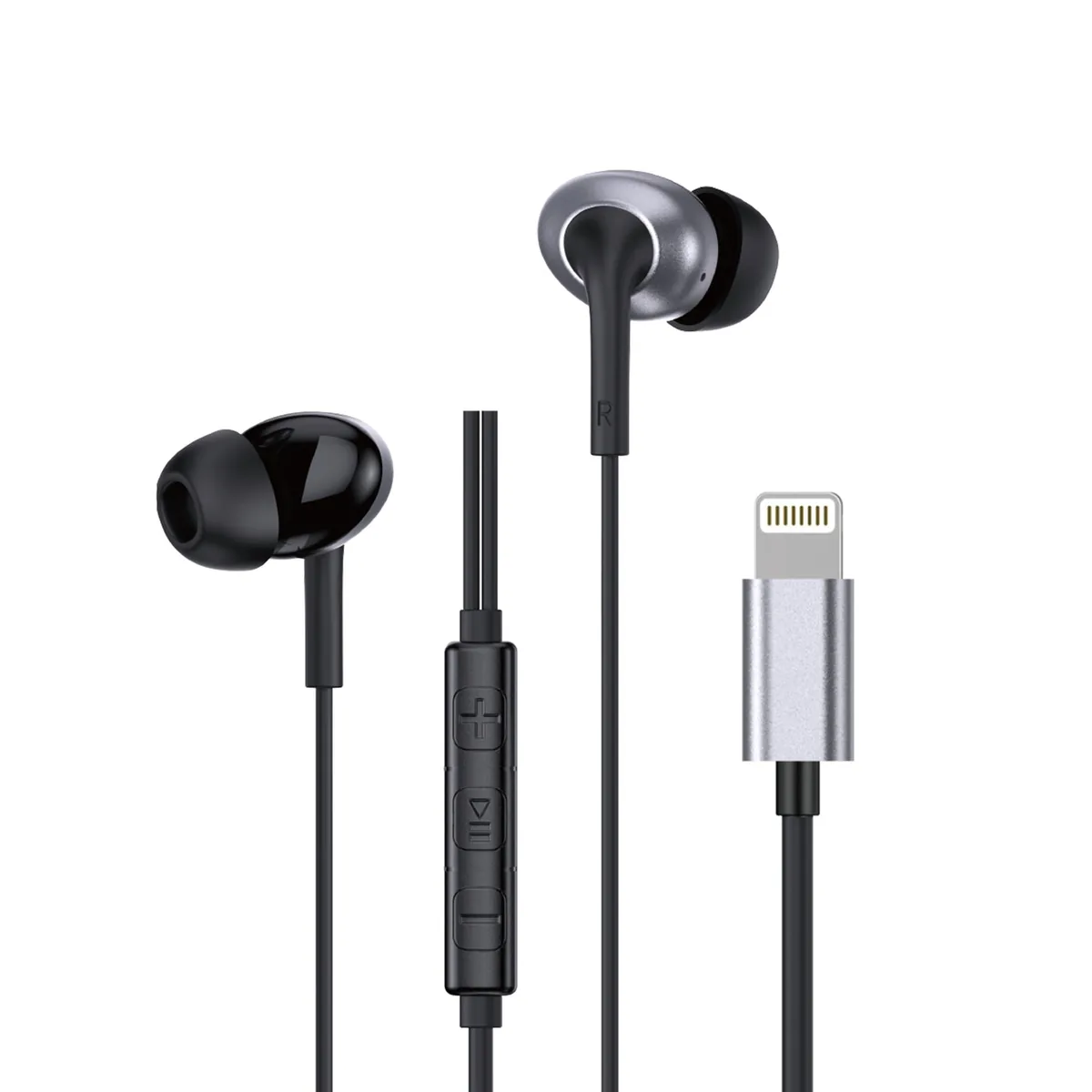Écouteurs filaires intra-auriculaires Lightning EB319