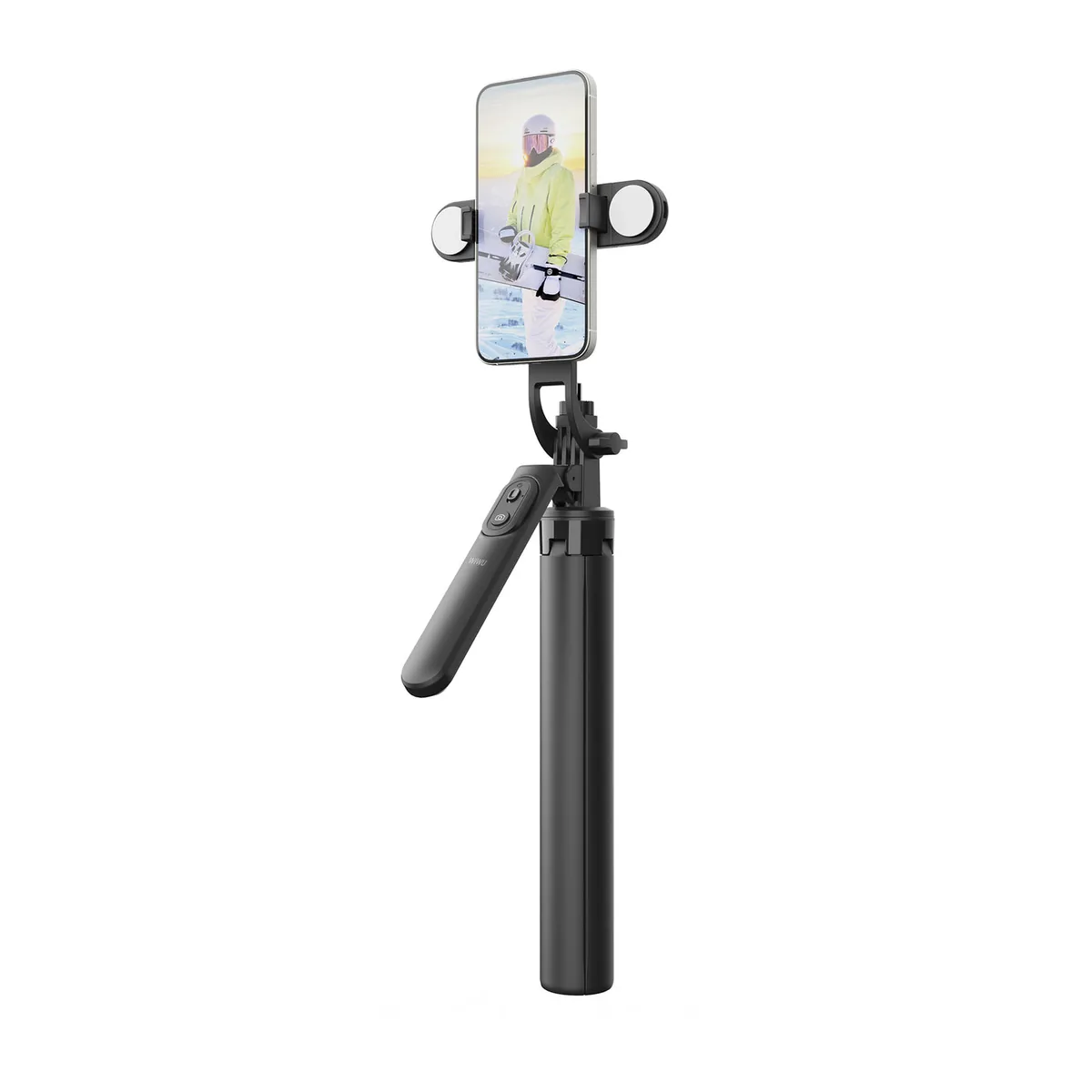 Perche à selfie trépied avec éclairage Wi-SE012