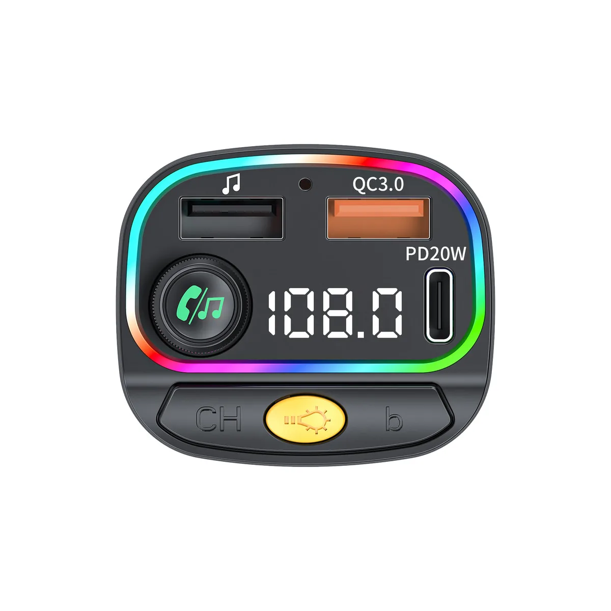 Chargeur allume-cigare MP3 Bluetooth Wi-QC031