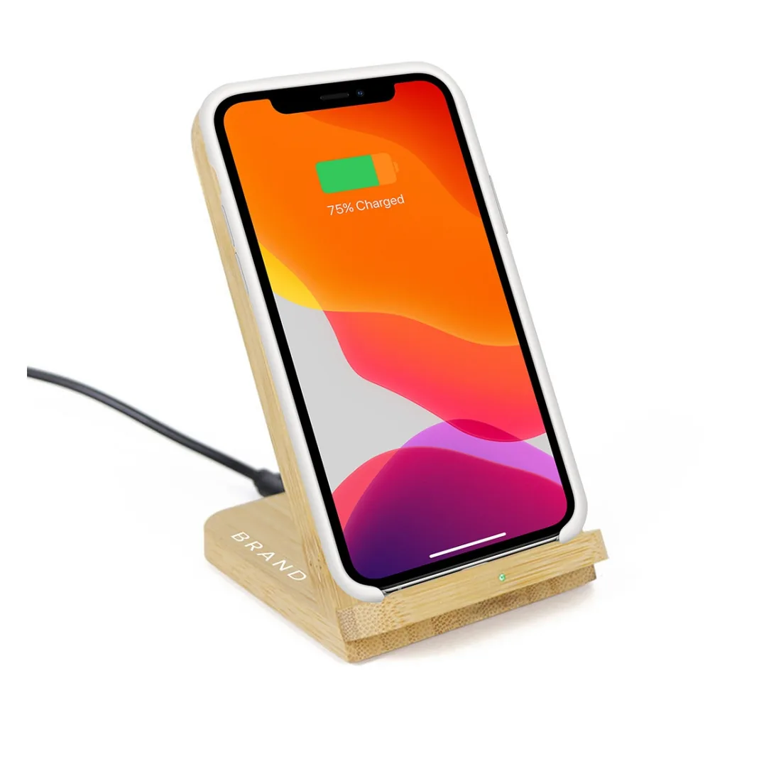 Support de charge à induction en bambou