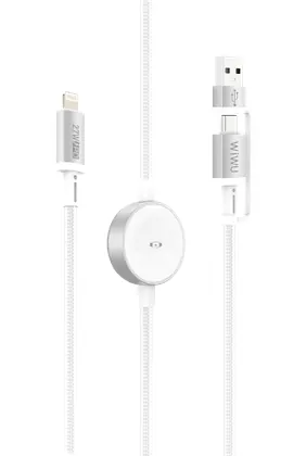 Câble Titanlink 2-en-1 Lightning + chargeur Apple Watch Wi-C105