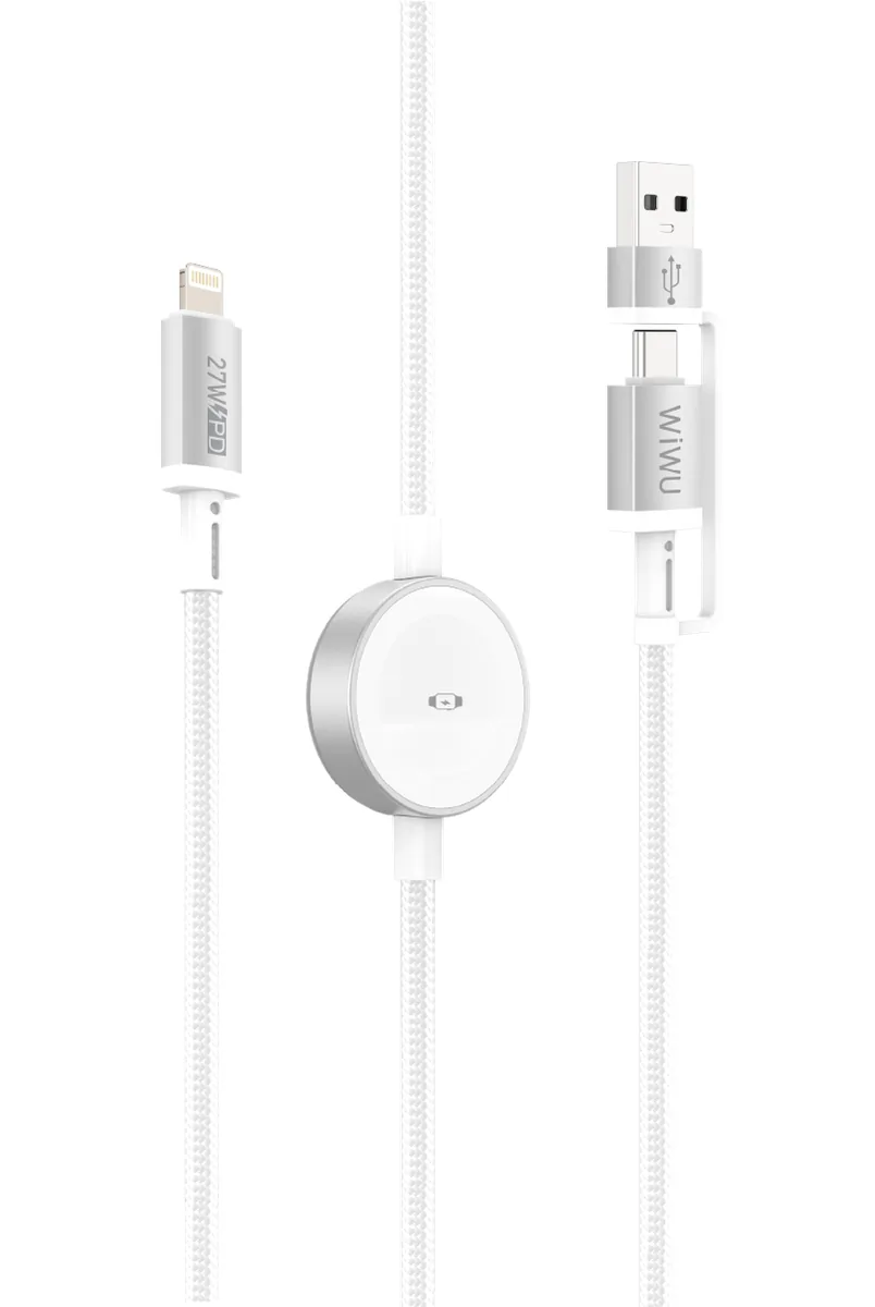 Câble Titanlink 2-en-1 Lightning + chargeur Apple Watch Wi-C105
