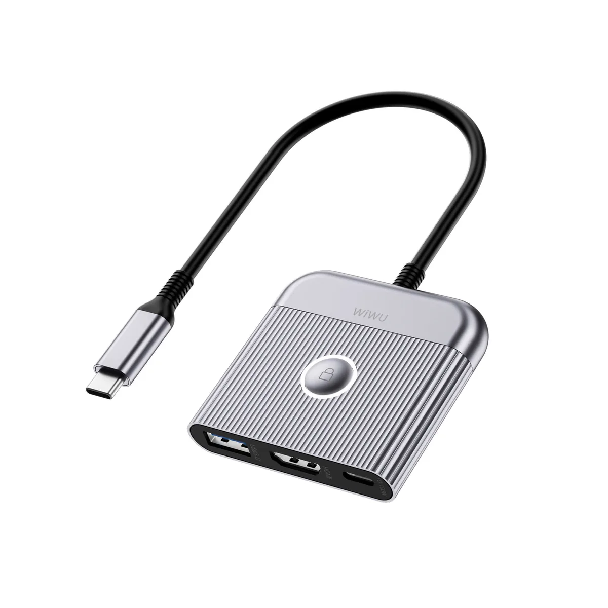 Hub USB-C 3-en-1 de voyage Wi-HB002