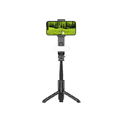 Perche à selfie trépied Warriors Wi-SE013 avec lumière détachable